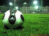 Football - Football on a pitch.