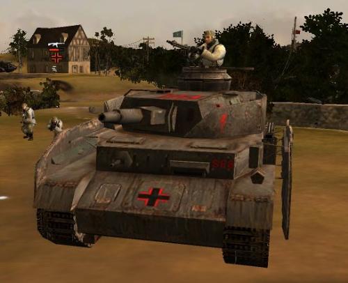 panzer - this is a picture I found in the web,it is a game called the company of heros