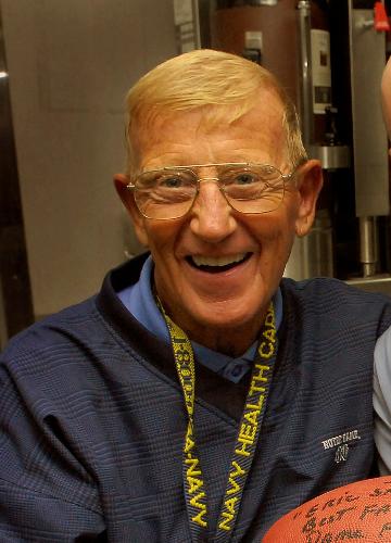 Lou Holtz - Lou Holtz, former coach of William and Mary and Norte Dame football. Now an announcer for ESPN.