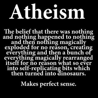 Atheism - It describes the feelings and emotions an atheist feels which compels him into not believing in the concept of God. It&#039;s just a simple paragraph of skepticism towards the concept of a higher being doing everything.