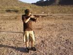 Me shooting a gun :D  - This is me shooting a gun :D