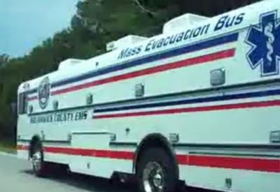 keep on truckin - FEMA bus 'Emergency rescue'
