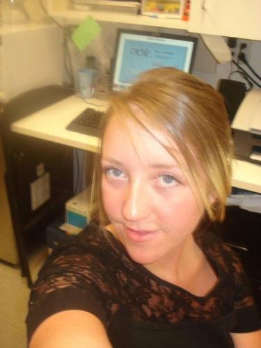 Me at work! - This is me at work, with a lovely desktop computer behind me. It was taken by myself:)