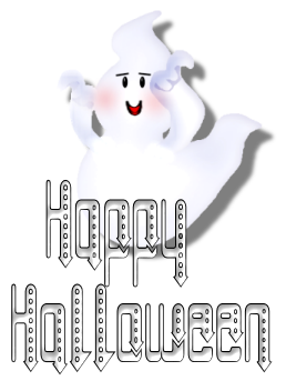 Halloween - Happy Halloween from a cute lil ghost