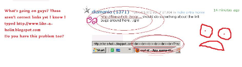 MyLot Link Bug: Ugh, I hate it! :( - Here you see the MyLot Link Bug I am facing. Please comment in the discussion in which this image has been used about your experiences. Thanks.