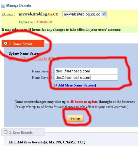 setup hosting - hosting