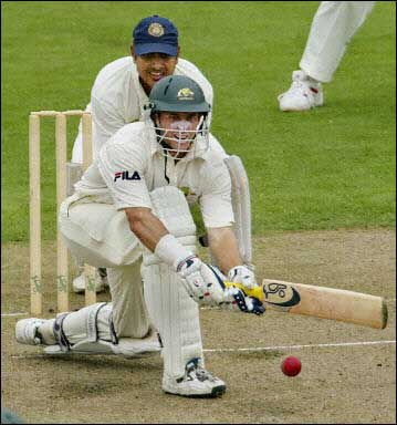 cricket - cricket match being played