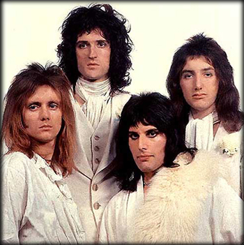 Queen - Freddie Mercury, Bryan May, John Deacon, Roger Taylor. They're all genius musicians.