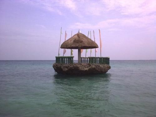 by the sea, no. 2 - hut in the middle of the sea, Philippines