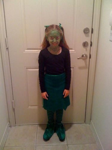 My Little Elf - daughter's halloween picture