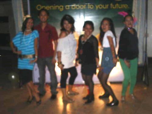 me and my funny friends too - Photo was taken in one of our customed office parties...Backtracking to 80's