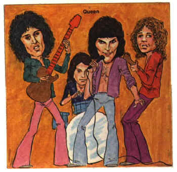 Queen - The cartoon pic of Queen