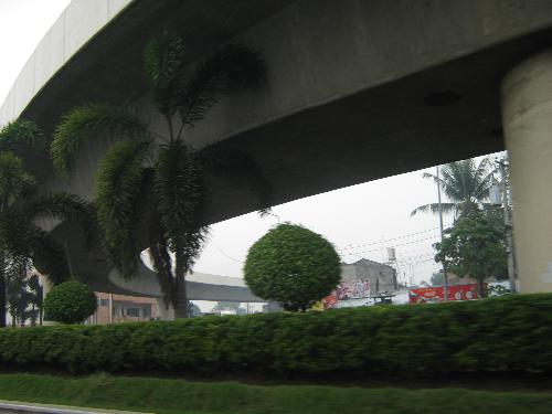 The New Mactan Bridge - I have taken this picture when Im riding a jeepney going to Mactan. The jeepney passed beside this big structure and I tempted to take a shot. This is one of the two bridges that connects Cebu from Lapu-lapu City and this one is the newest.
