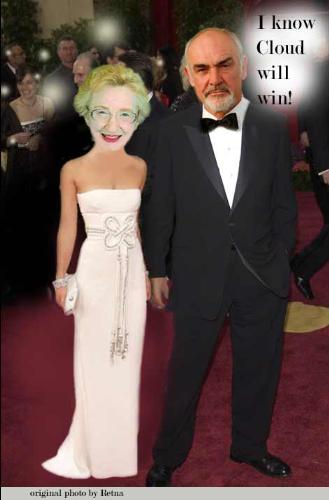 At the Oscars - At the Yuwie Bloggie 0scars with Sean Connery