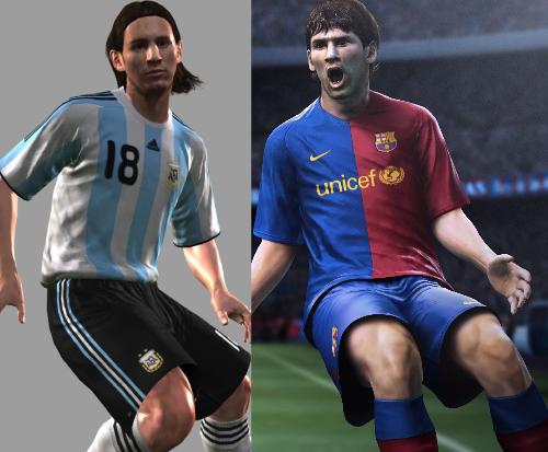 pes 2010 - Messi improved in PES 2010