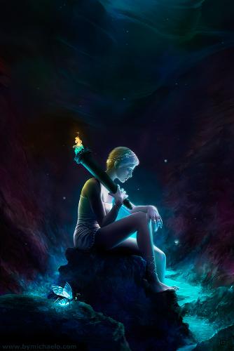 An Old Flame, by Michael O (on deviant art.com) - I just love this picture. Found it in digital art on http://deviantart.com