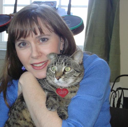Me & Cleo - My fat kitty Cleo and me...