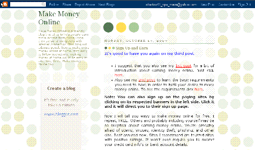My Blog - My blog about ptc sites. Want to earn more? Then read more.