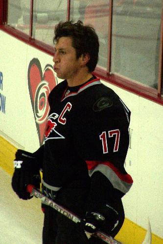 Rod Brind'Amour - Photo of our Captain before a game!!
