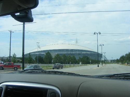 Cowboys Stadium - I took this the first week of August,just a few weeks before Dallas opened their season in the new stadium.