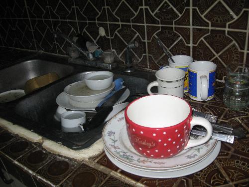 dishes, etc. - washing dishes, etc.