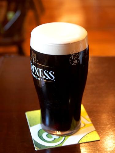 Guinness - A cold pint of Guinness.