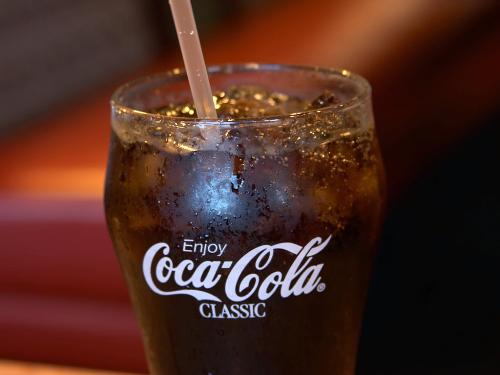 Coke - An ice cold glass of Coke
