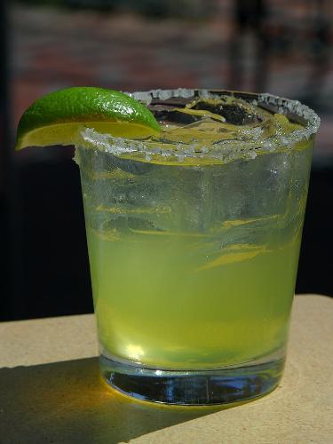 Margarita - A margarita on the rocks with salt. The best way to drink one.