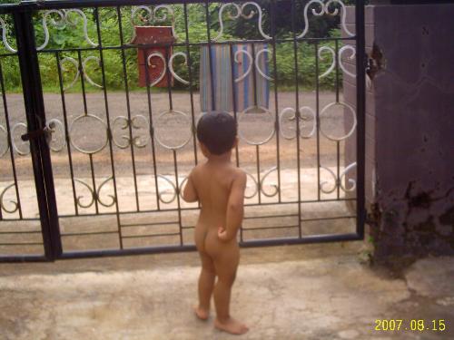 baby - This little angel never wanted clothes on him!