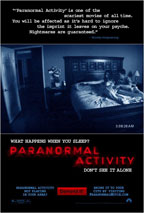 paranormalactivity - offical logo of the movie.
