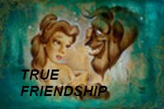 Friendship - Where there is true friendship beauty has no place.