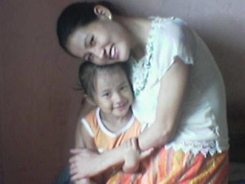 Len and mommy - My daughter and my beautiful wife