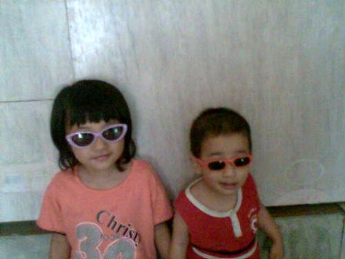 Len and Lirupong - My kids Len and Liru