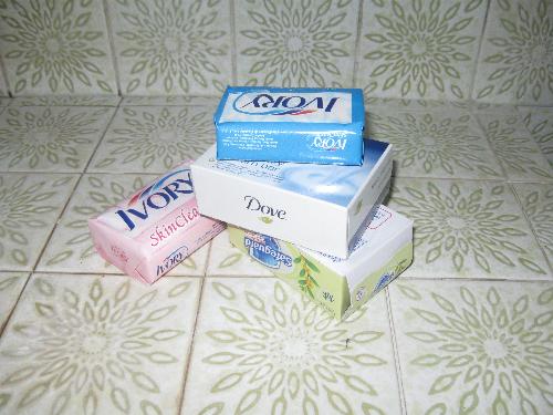 mild soap - mild soap used to wash face