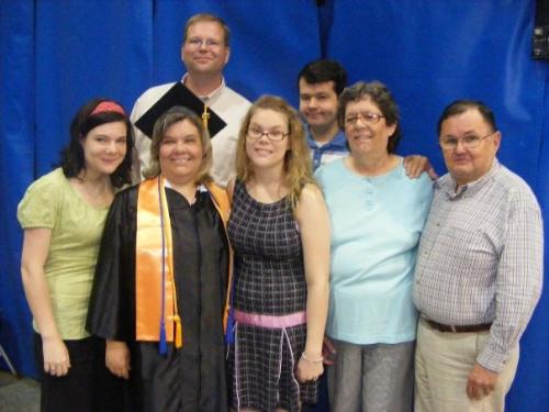Family at Graduation - My family.