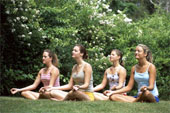 yoga - Everyone is into yoga including teen agers which you can see in this image