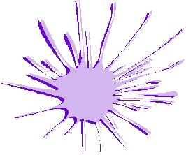 Purple paint - Paintball hit!