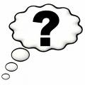 questions & answers - a black color question mark