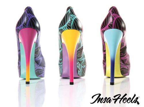 Shoes - love heels, colors, fashion, style, feeling pretty, sassy, flirty, sexy
