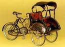 pedicab - pedicab in indonesia