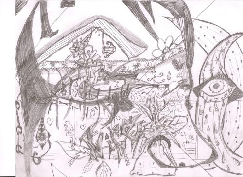 Pencil Drawing with subject: Nice - A pencil doodle.