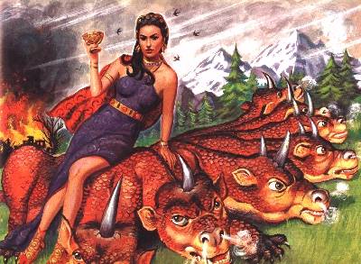 Babylon and The Great Beast of Revelation - The perfect couple, wouldn't you say so? Rege Satani!
