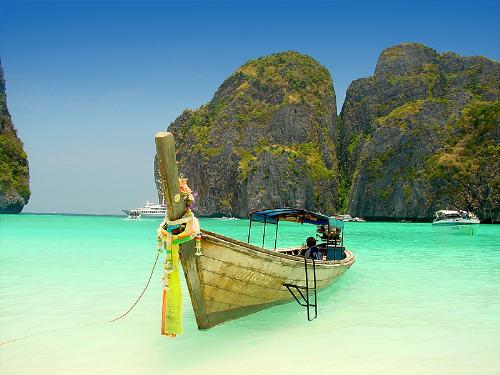 Phi Phi Island - This is one of the picturesque sceneries of Phi Phi Island in Thailand.