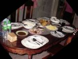 Supper Table - supper table with lots and lots of food dishes