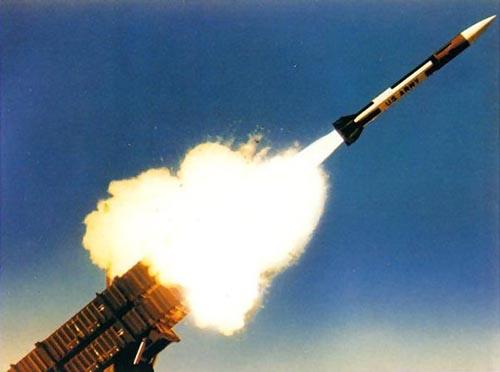 The U.S."Patriot Missile" - The U.S. foreingn military sales last fiscal year amounted to a record high 38.1 bilion U.S. dollars.