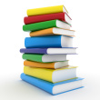 Books stack - These are stack of books. This photo is clicked in a library which has stack of books on different subjects. All the subjects are available in the library. Generally the reading habit and our knowlege gets enhanced when we go to library.