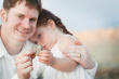 Father and Daughter - The father and daughter relationship is one of the most precious relationship in the world. In this photo , the father and daughter are very close and friendly.