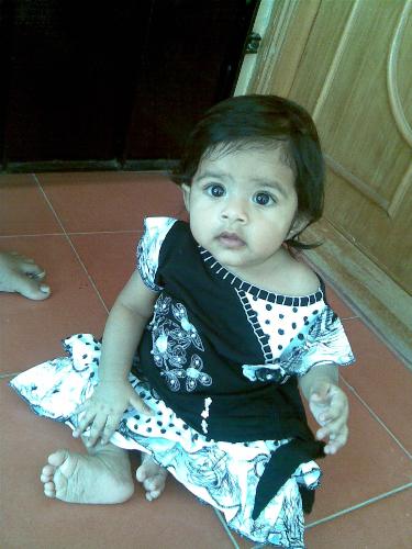 Cute Kid - She is an 8 months baby girl. She is my kid Bhawya. Love her a lot.