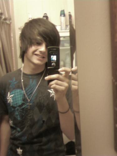 Just my photo. - Yeah... It's me :P, I used it for facebook. But I can use it here :). No, I am not EMO!