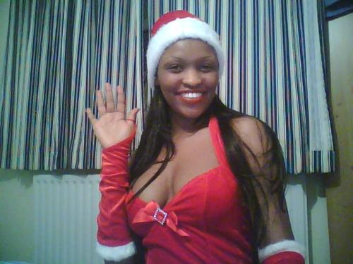 Me as Santa's Little Helper - I love my new job!